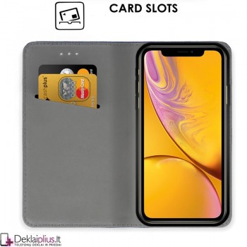 Telone atverčiamas dėklas - juodas (telefonams Apple Iphone XR) Telone atverčiamas dėklas - juodas (telefonams Apple Iphone XR)